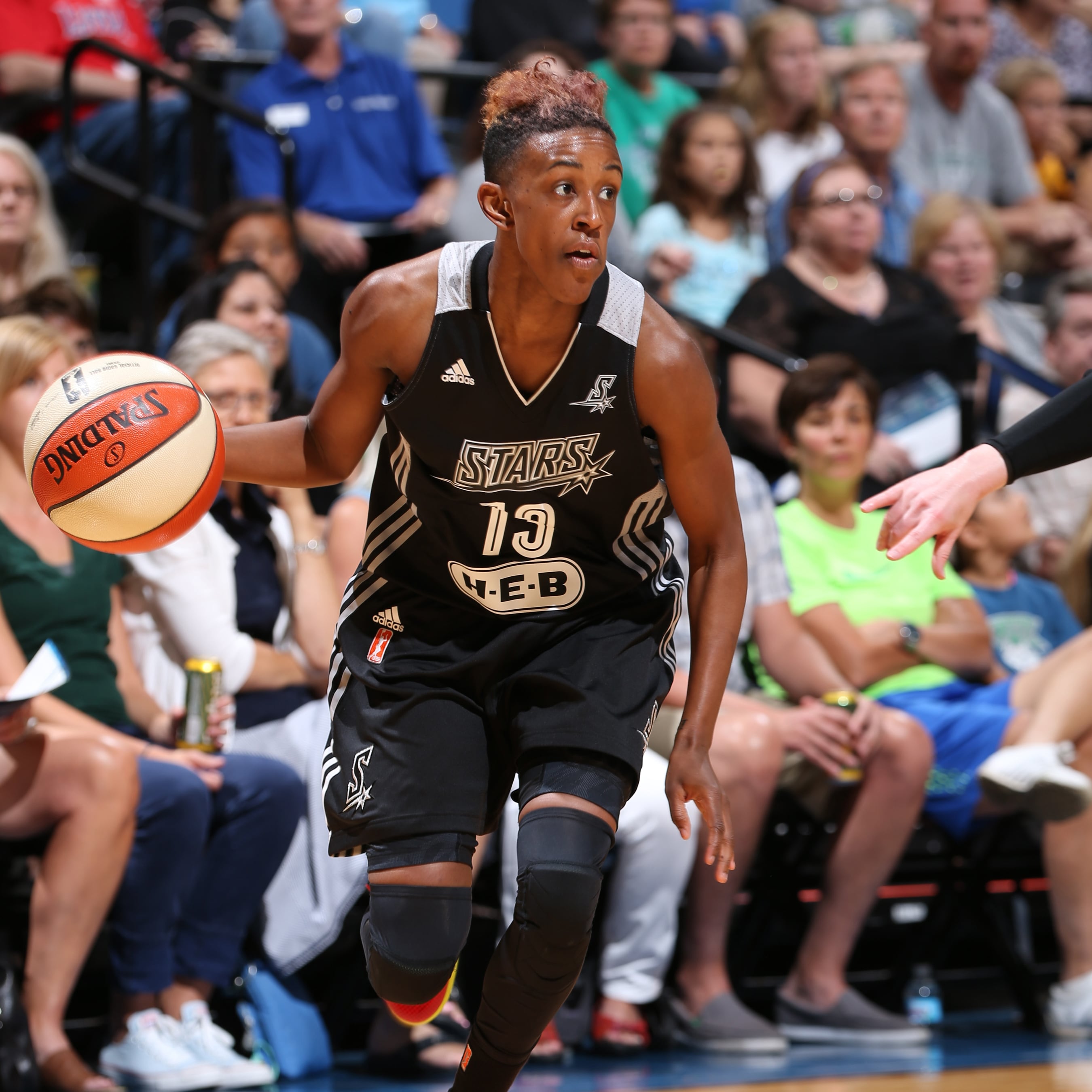 Stars guard Danielle Robinson fell just short of a double-double tonight, finishing with nine points and nine assists..