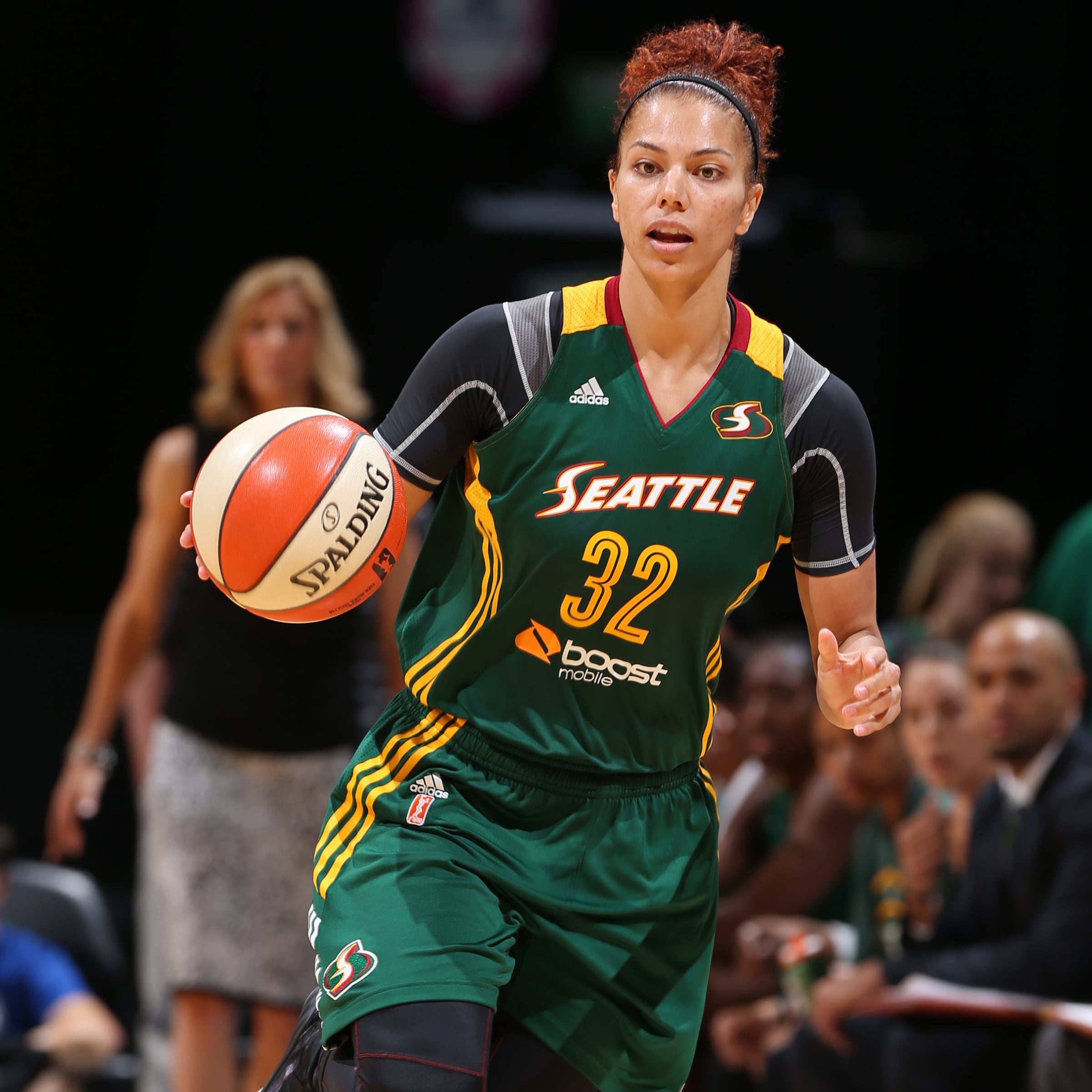 Forward Alysha Clark delivered a solid performance for the Storm on Tuesday night, finishing with 12 points, six rebounds and three steals in the loss.