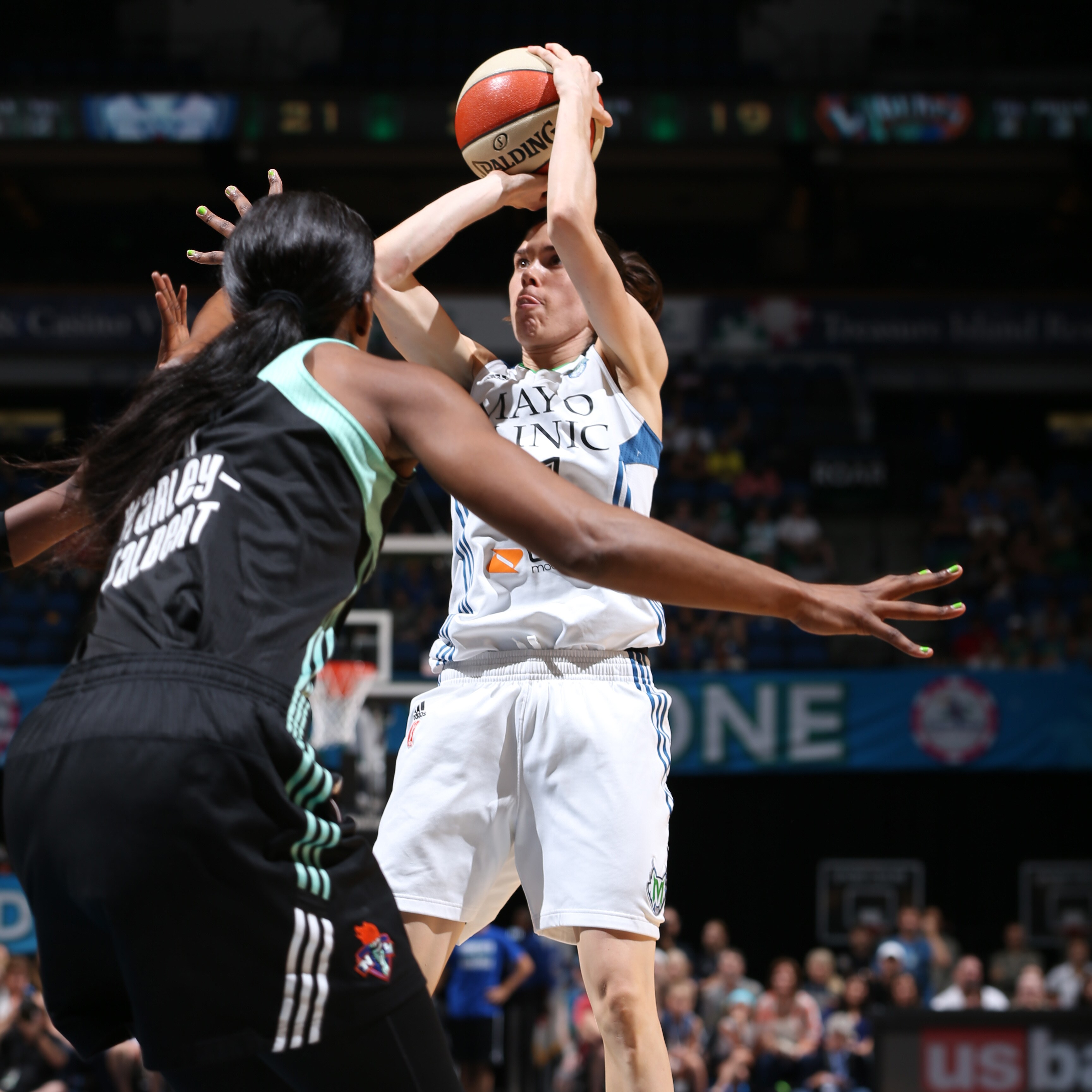Despite playing solid defense on Liberty guards, Lynx guard Anna Cruz struggled on the offensive end, finishing with just six points on 2-of-8 (25 percent) shooting in 34 minutes of play.