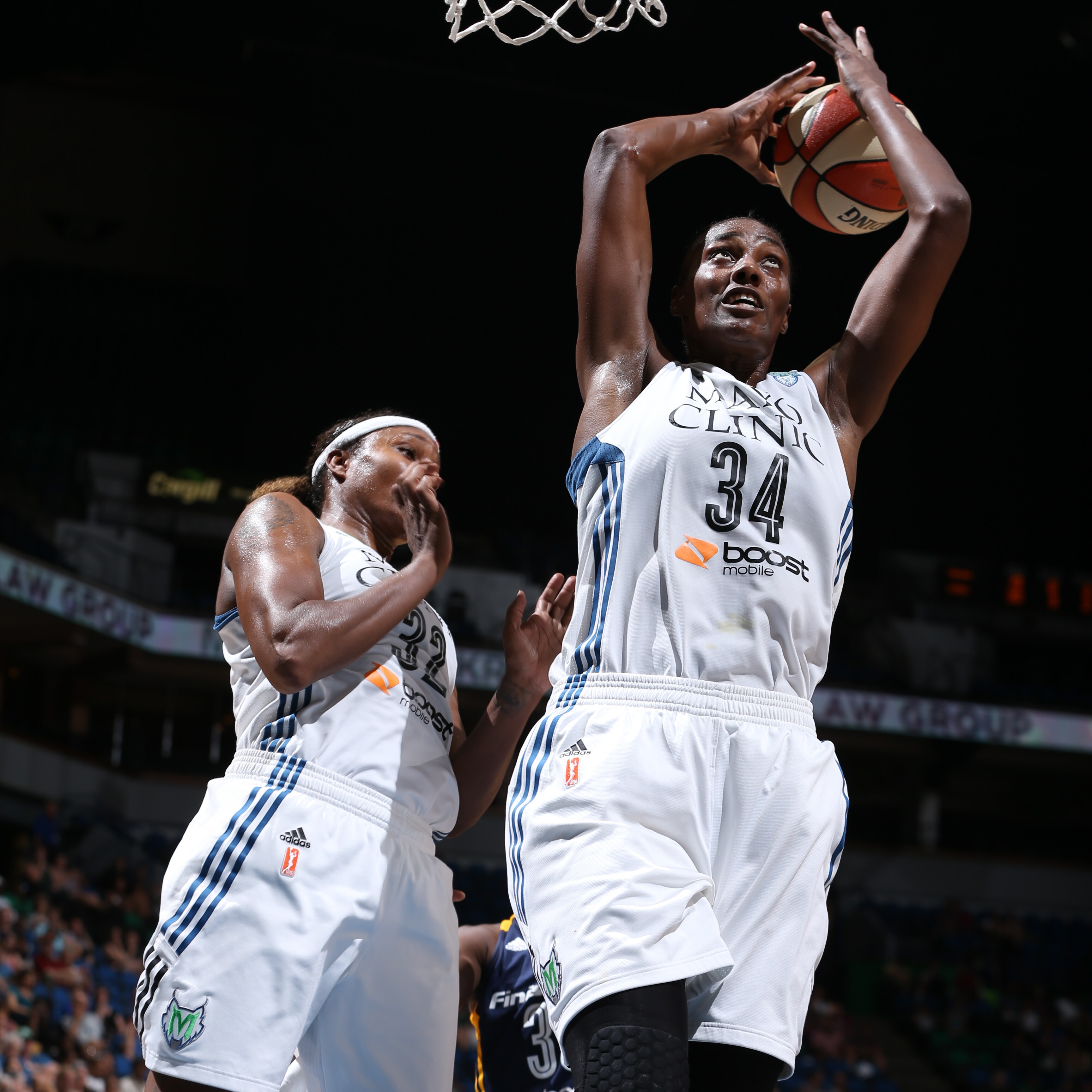 The other half of Minnesota's dynamic frontcourt duo, Sylvia Fowles, was near unstoppable on Friday night, finishing with a game-high 18 points and game-high 14 rebounds to go with her two steals and two blocked shots.