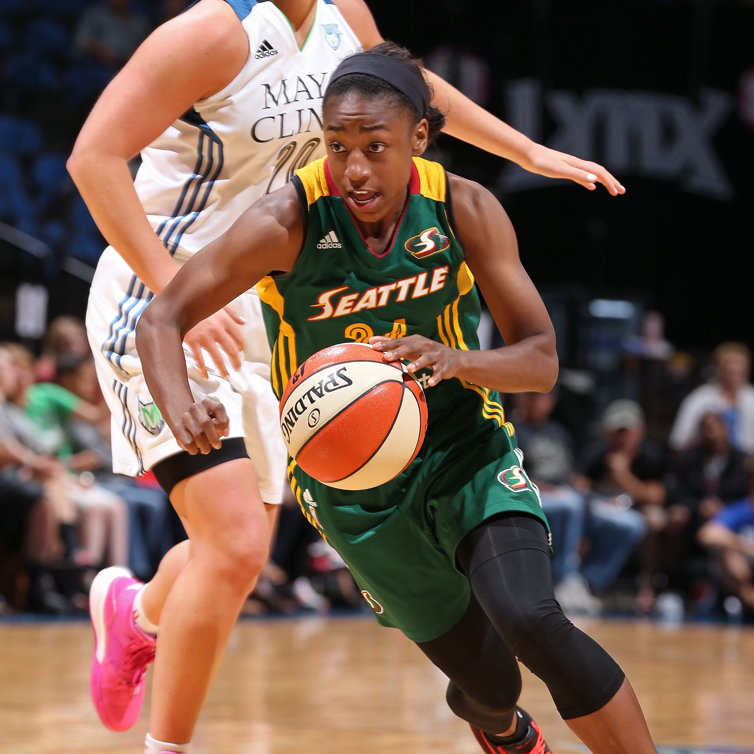 Guard Jewell Loyd continued her run of great play for Seattle, finishing the game with 13 points, three assists and one blocked shot against the Lynx.