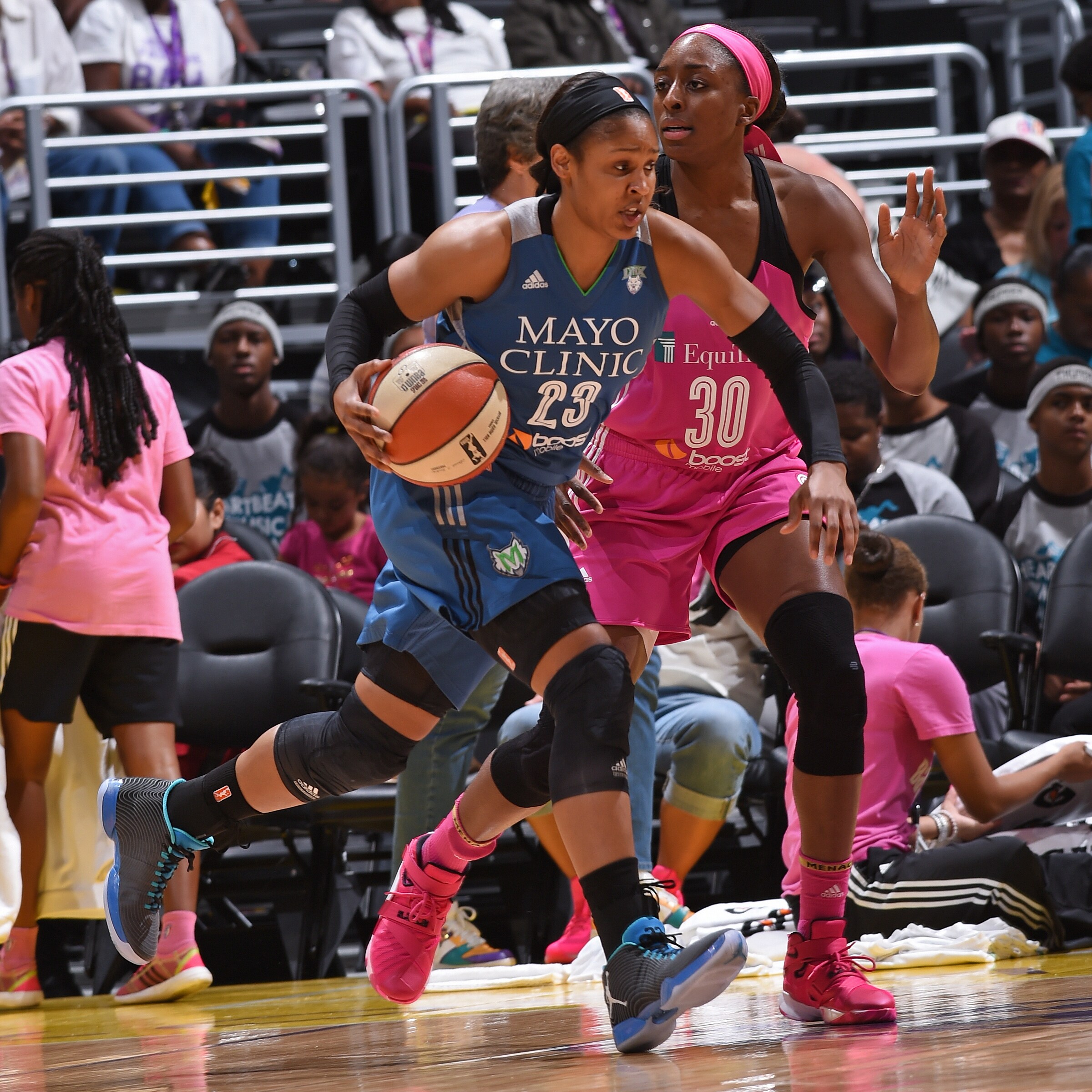 Lynx forward Maya Moore led her team into Los Angeles for the third meeting between these two teams this season. Unfortunately, the Lynx suffered their first loss of the season to the Sparks, falling 83-61. Moore finished tied for a team-high 13 points to go with her five rebounds and two blocked shots.