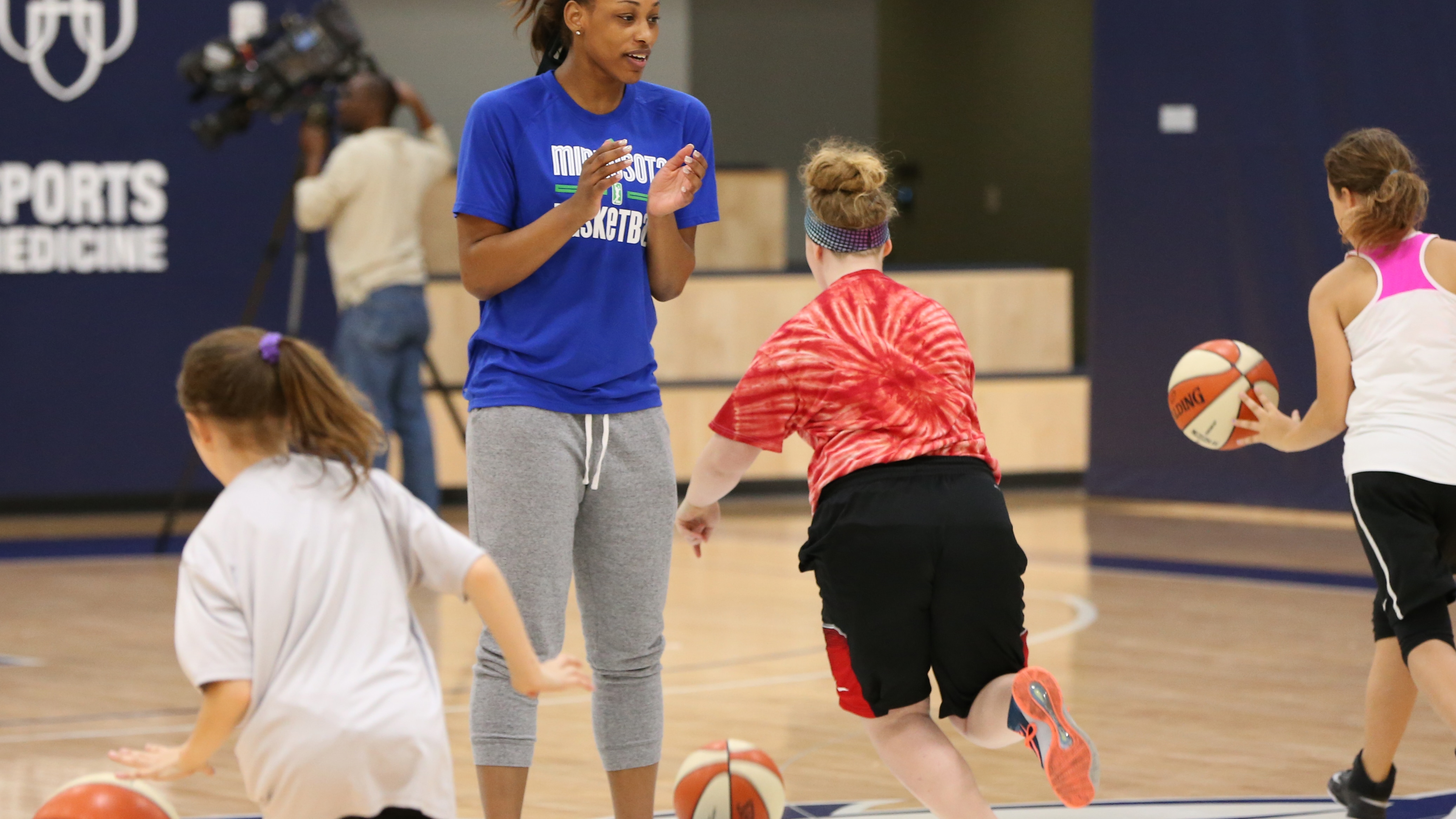Lynx Host Jr. WNBA Clinic
