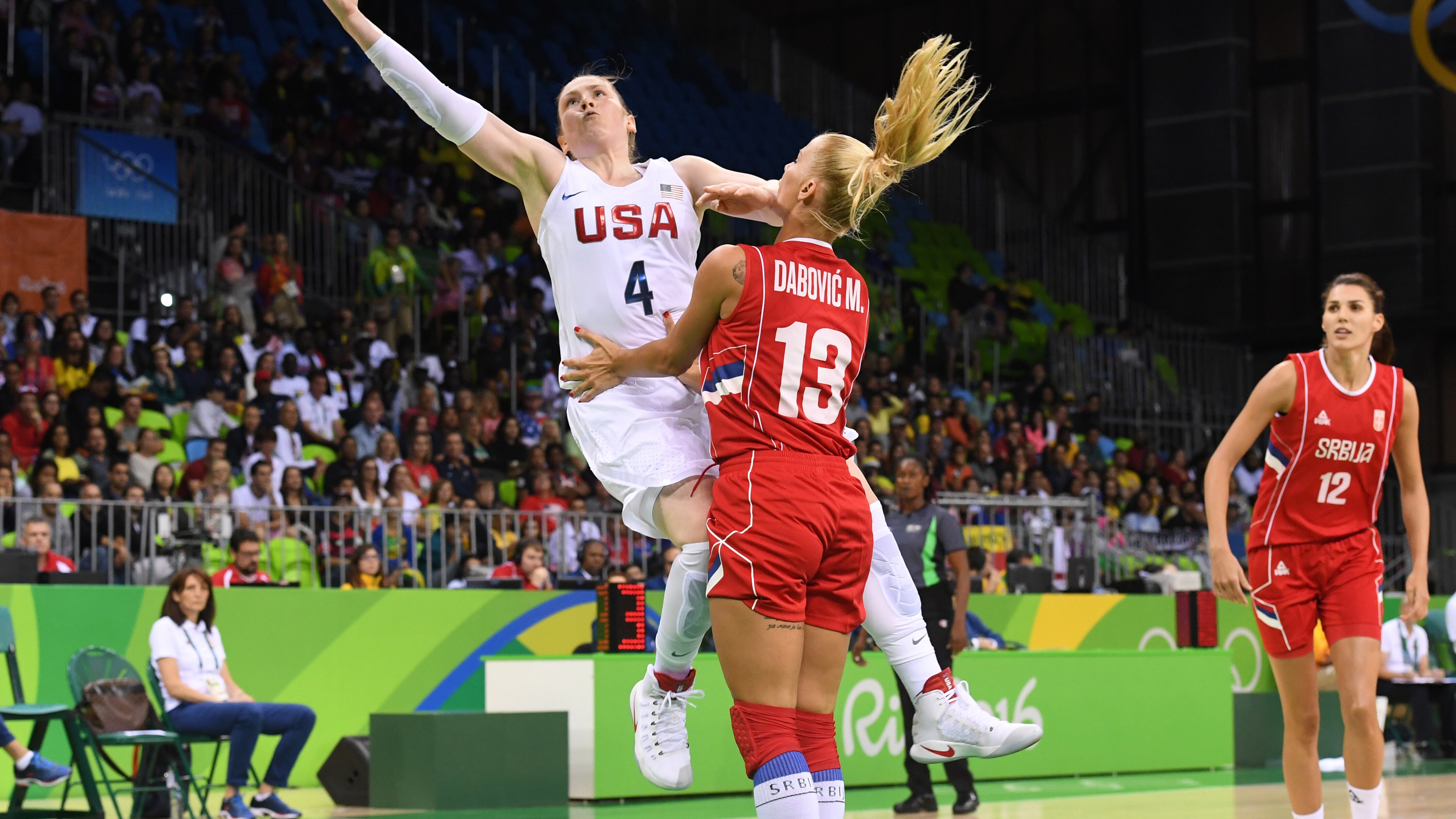 Big 1st Half Leads U.S. Past Serbia, Move To 3-0 In Brazil