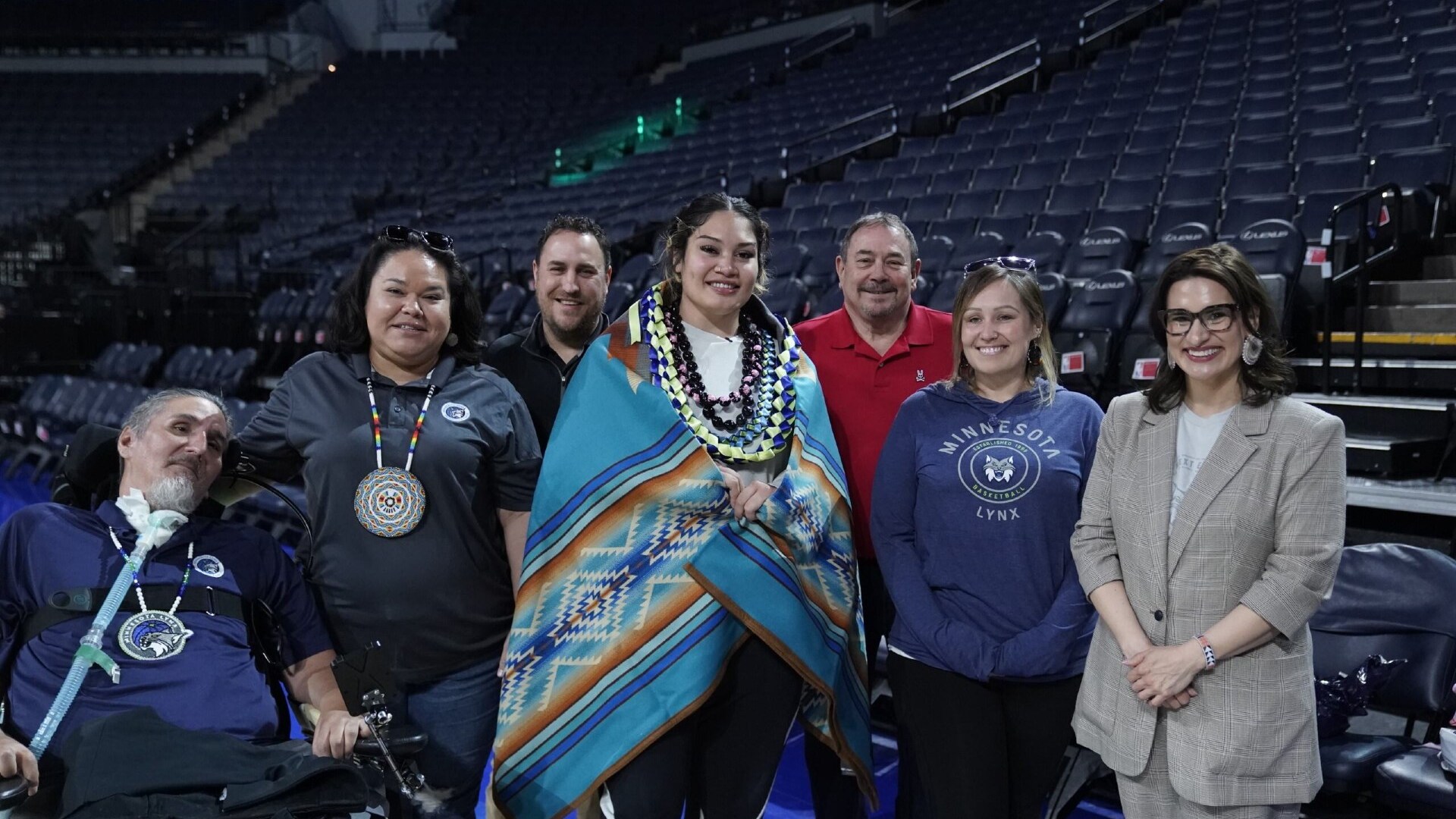 Lynx, Lt. Gov. Flanagan welcome Alissa Pili to Minnesota with surprise reception
