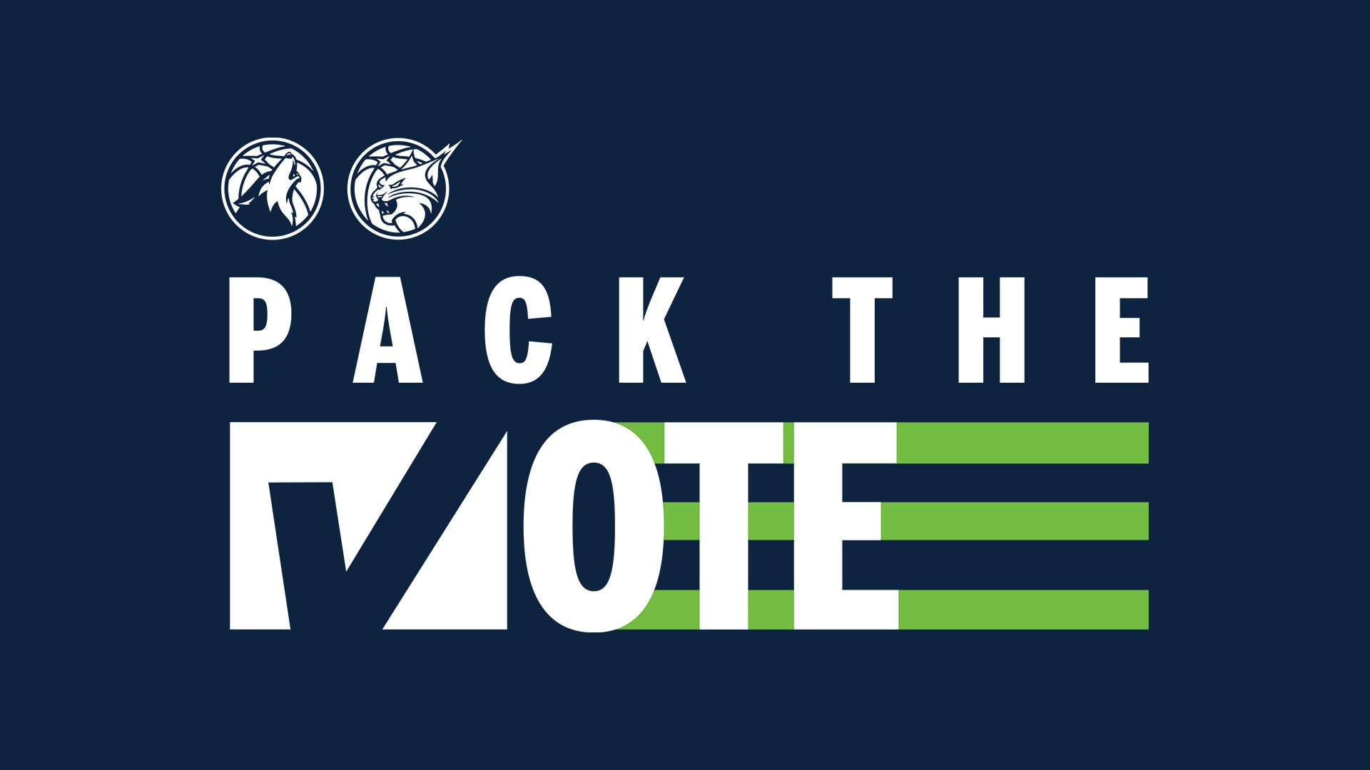 Timberwolves and Lynx Pack the Vote this Election Season