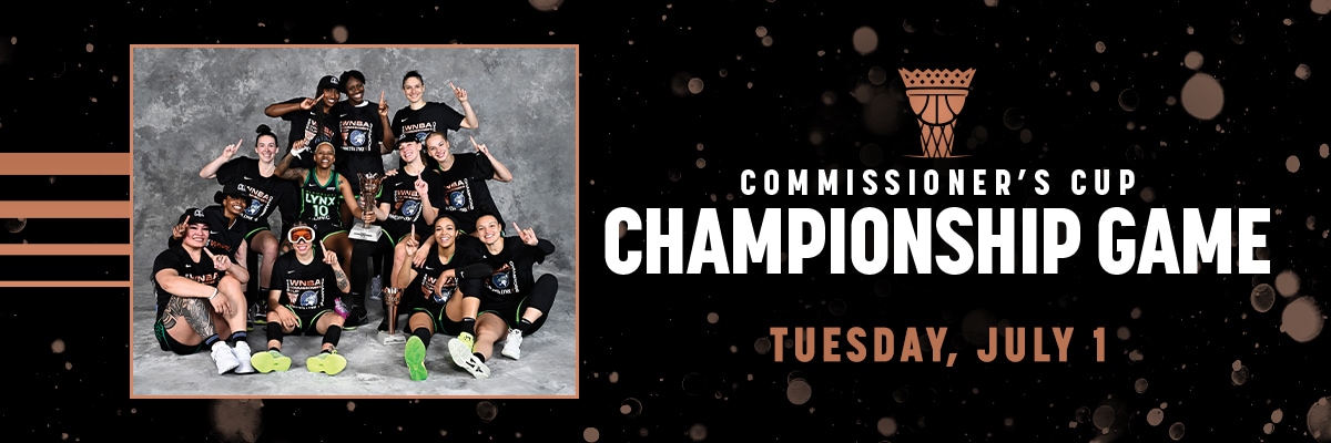 Minnesota Lynx Return to Commissioner’s Cup Championship for Second Consecutive Season