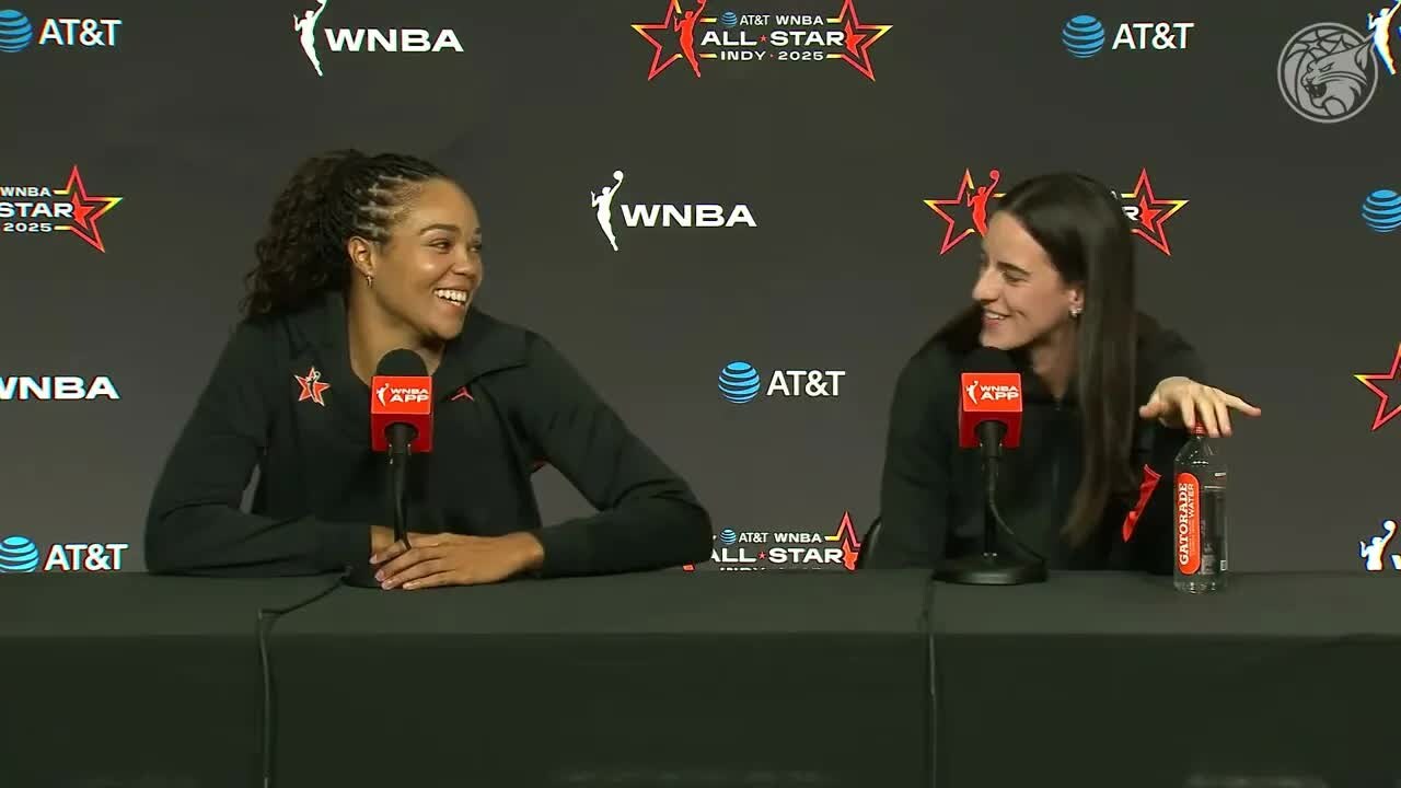 Captain Napheesa Collier Takes The Stage With Caitlin Clark Before The All-Star Game | 07.19.25