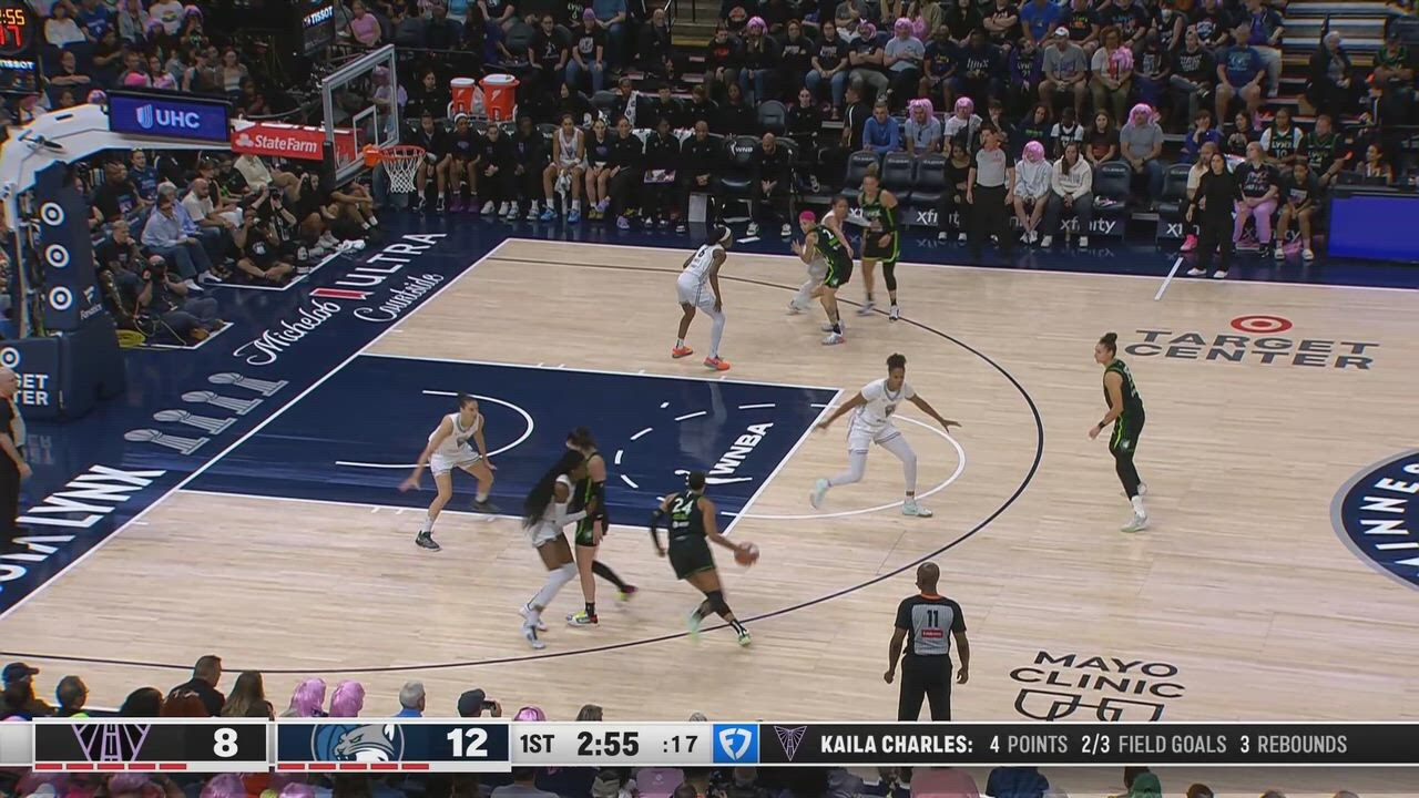 Jessica Shepard Posts 11 points & 14 rebounds vs. Golden State Valkyries