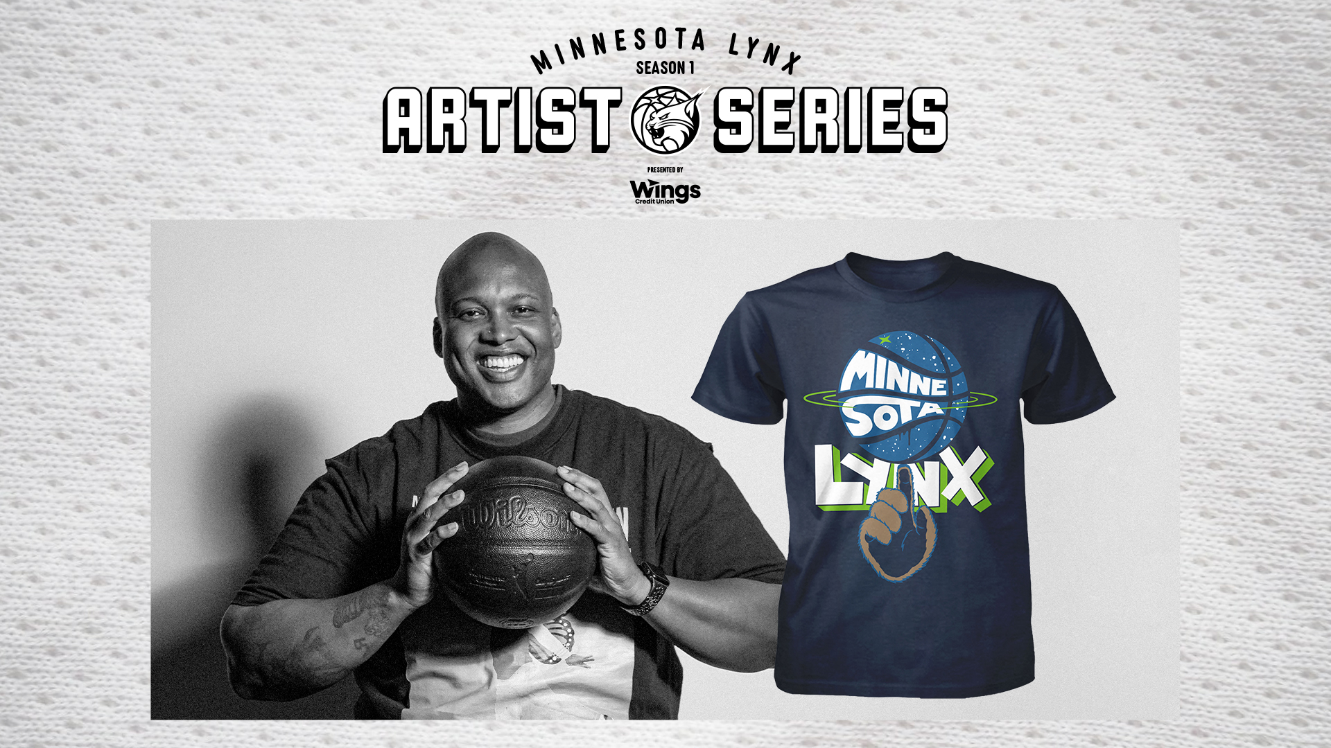 Official image for Minnesota Lynx × Brit Sigh — Lynx Artist Series Collaboration