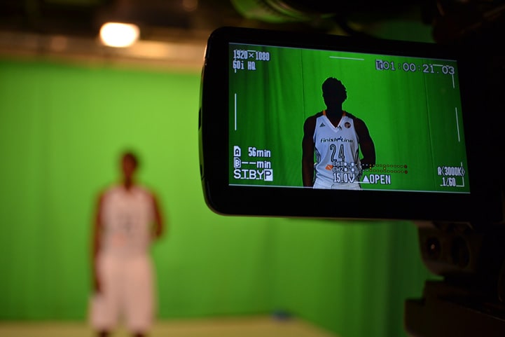 Tamika Catchings during Indiana Fever Media Day.