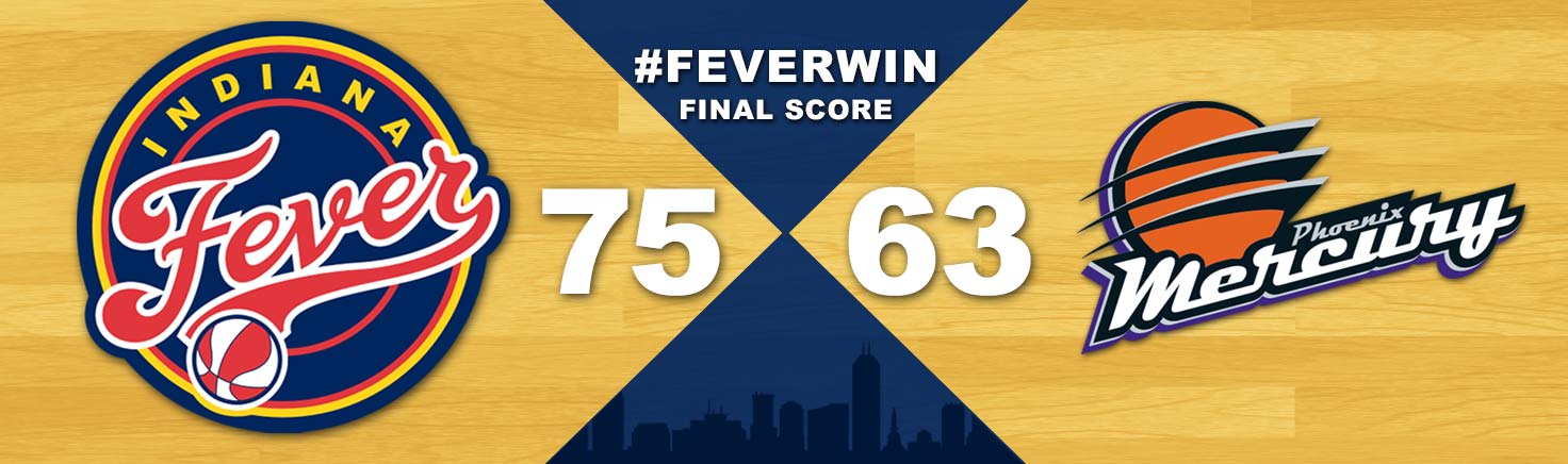 Game Recap: Fever 75, Mercury 63