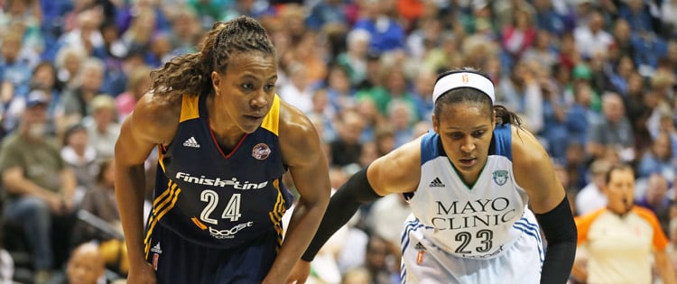 Tamika Catchings and Maya Moore