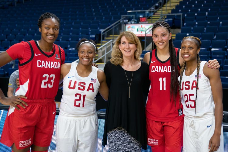 Natalie Achonwa, kelsey mitchell, tiffany mitchell, kayla alexander