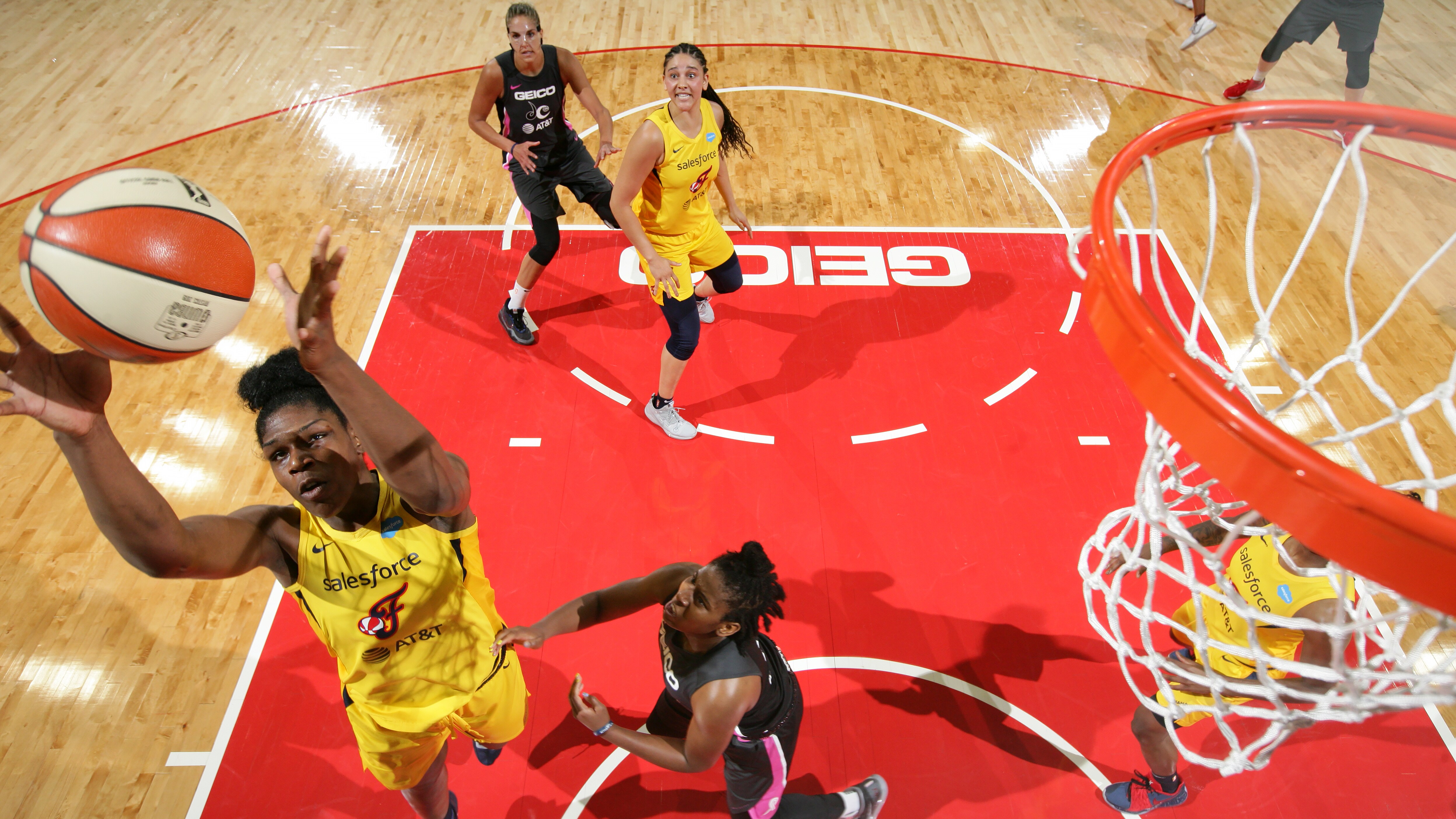 Teaira McCowan Posts Sixth Double-Double vs. Washington Mystics