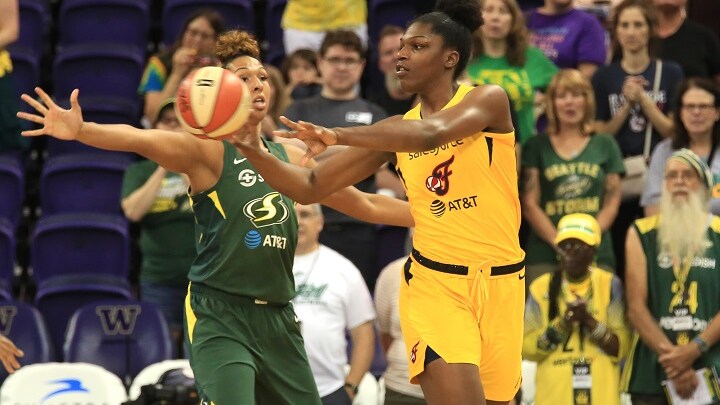 Teaira McCowan Posts 22 points &amp; 19 rebounds vs. Seattle Storm