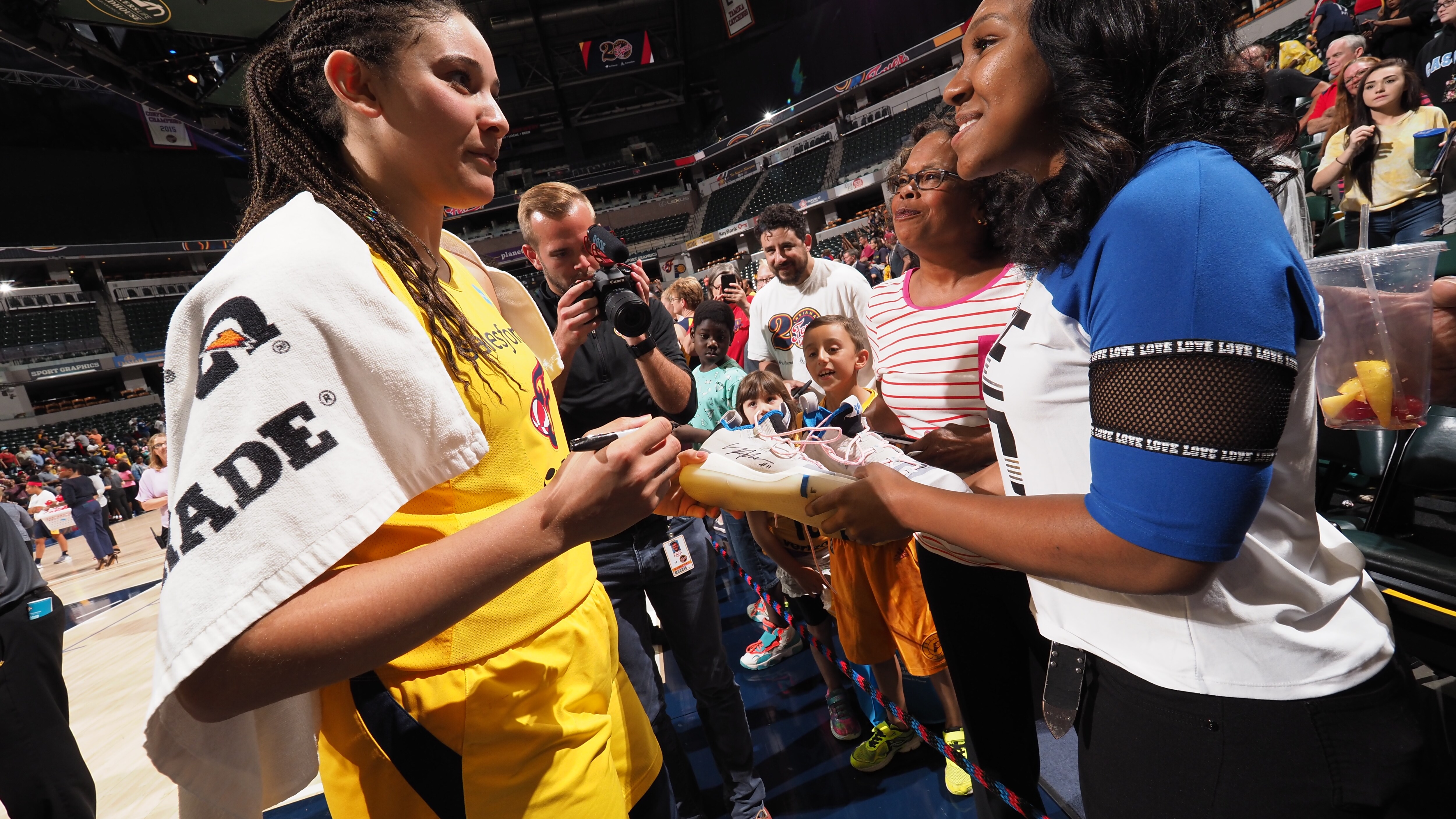 Natalie Achonwa Receives Seasonlong WNBA Community Assist Award