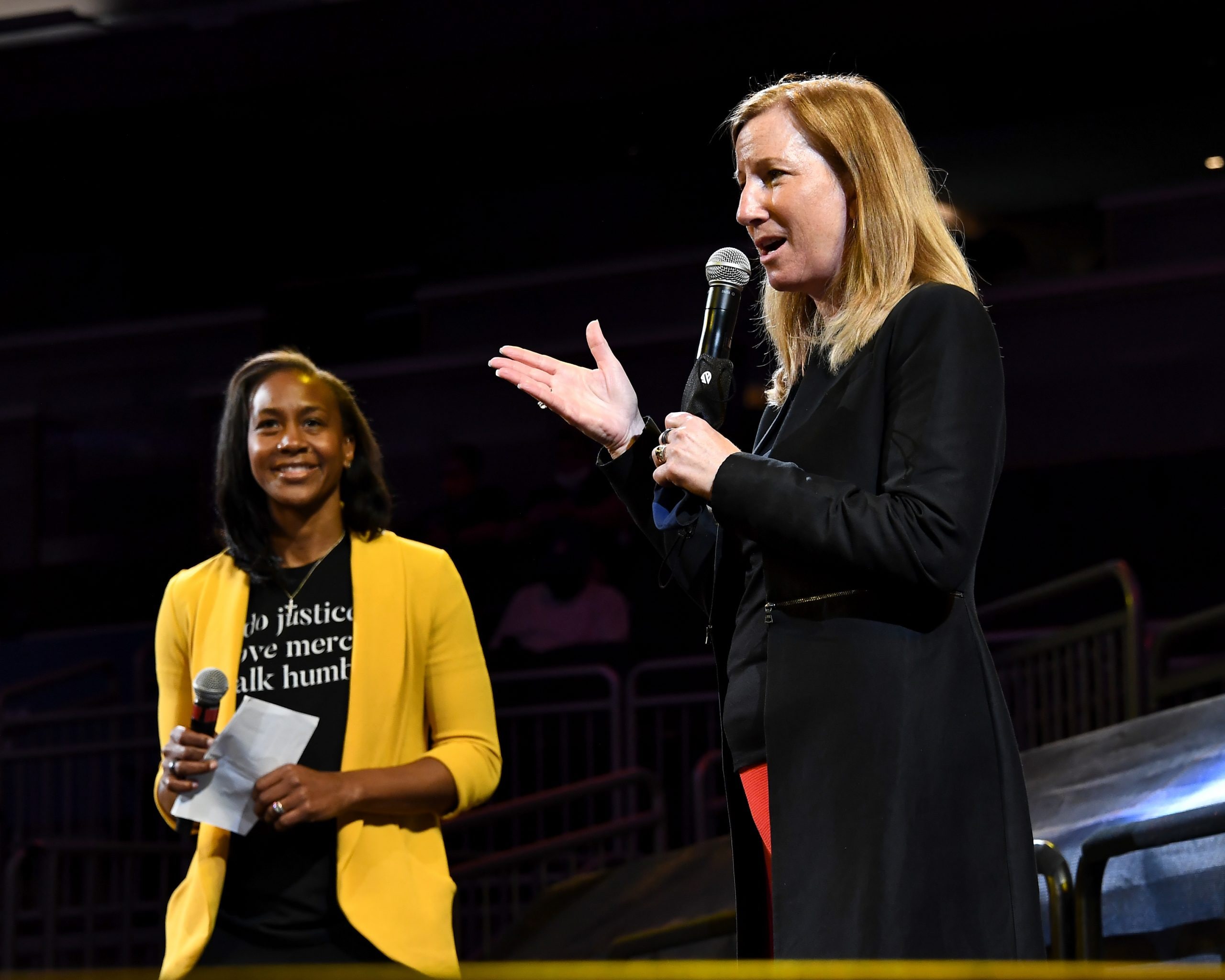 WNBA Commissioner Cathy Engelbert Visits Indiana: 'I Always Love Coming Here'