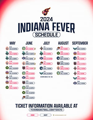2024 Fever schedule