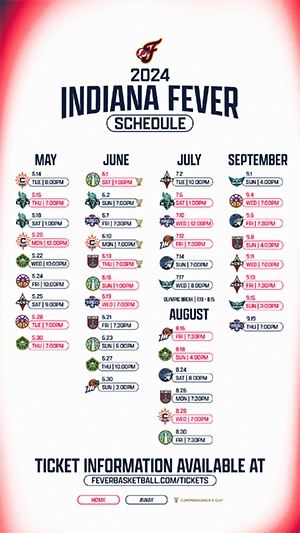 2024 Fever schedule