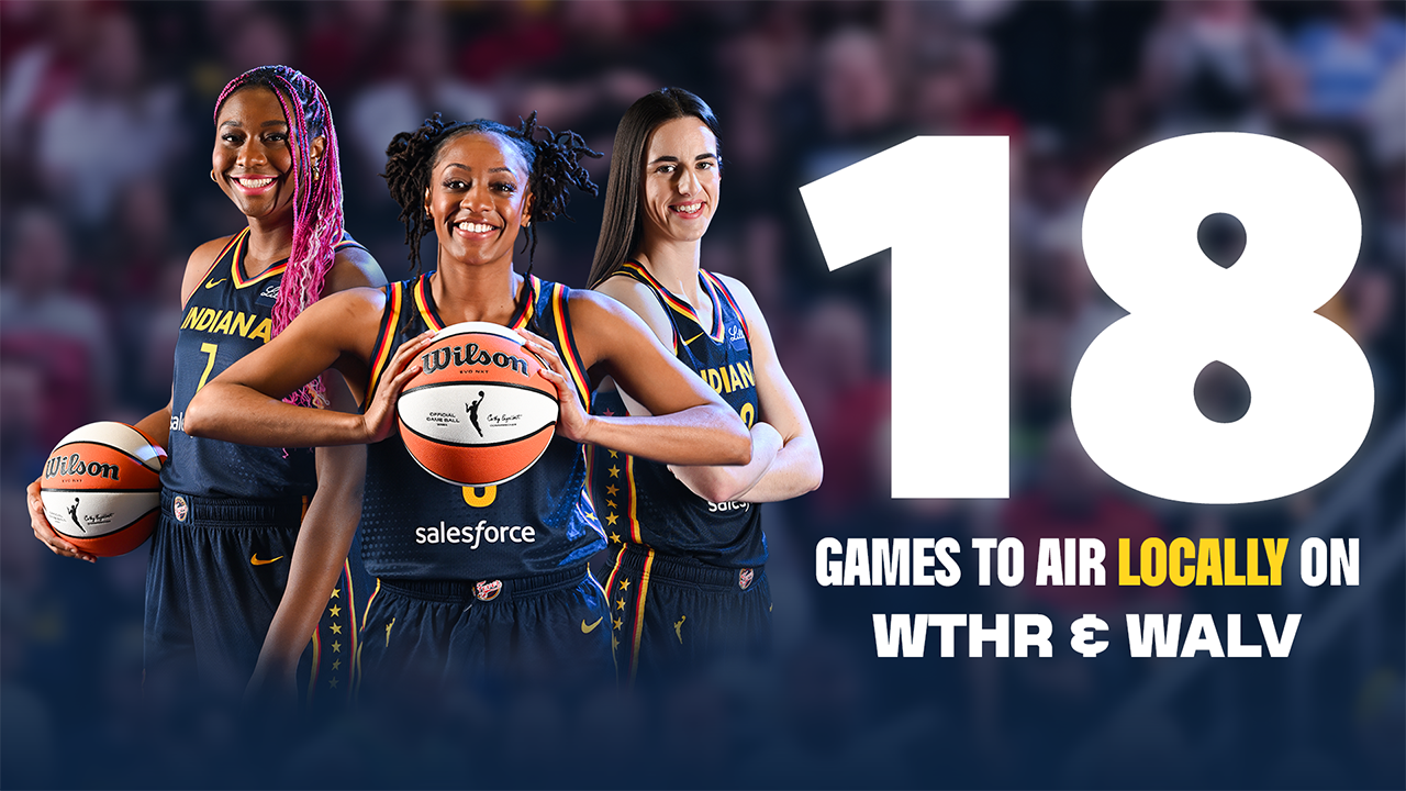 18 Fever games to air locally on WTHR and WALV during 2025 season