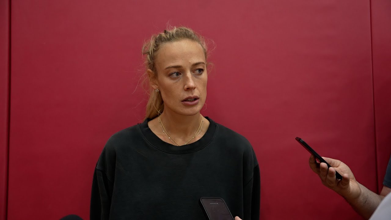 Practice Media Availability: Coach Talks Briann January, Sophie Cunningham on Her Role