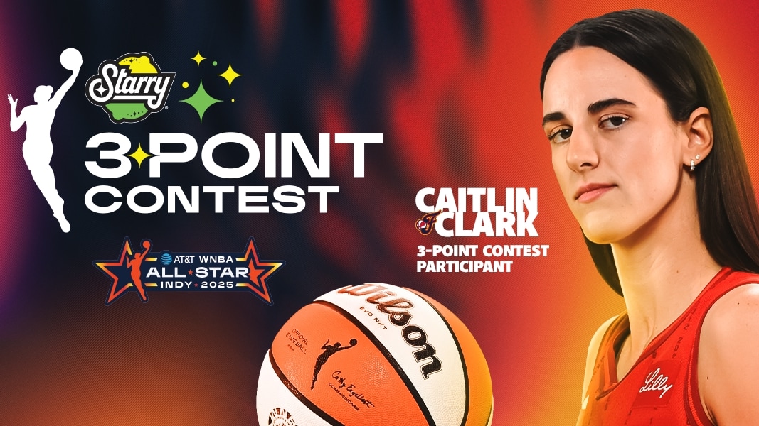 Indiana Fever Guard Caitlin Clark to Participate in 2025 WNBA STARRY 3-Point Contest