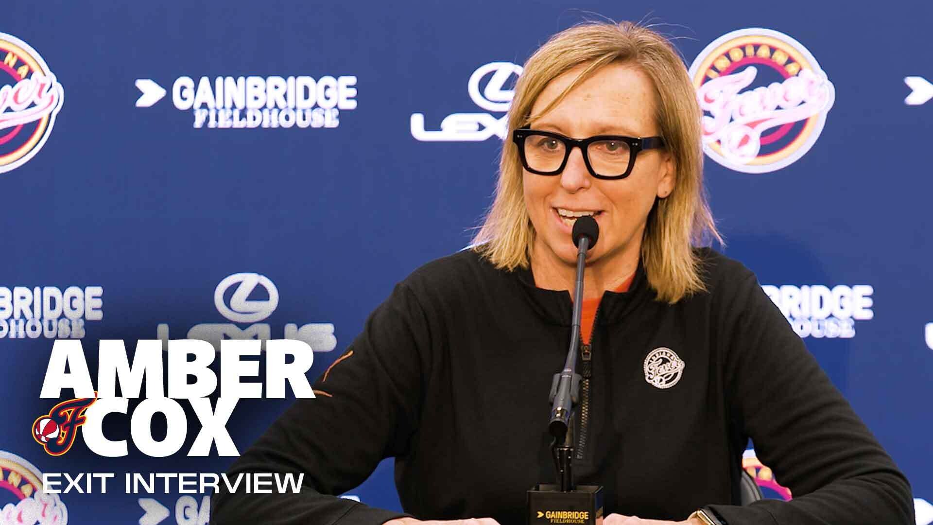 Amber Cox 2025 Exit Interview | Indiana Fever