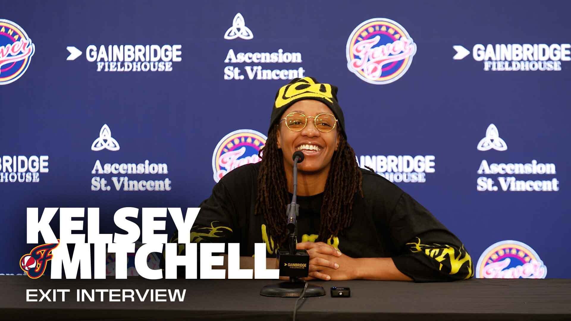 Kelsey Mitchell 2025 Exit Interview | Indiana Fever