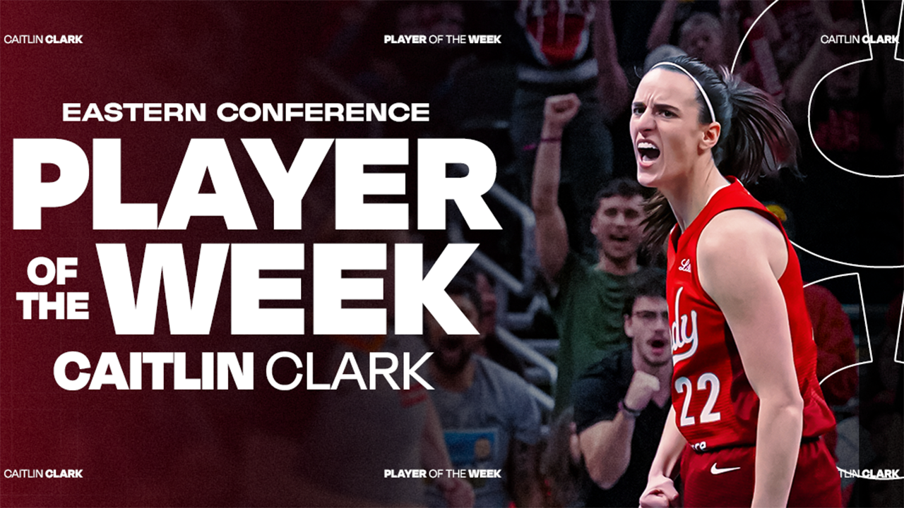 Indiana Fever Guard Caitlin Clark Named Eastern Conference Player of the Week