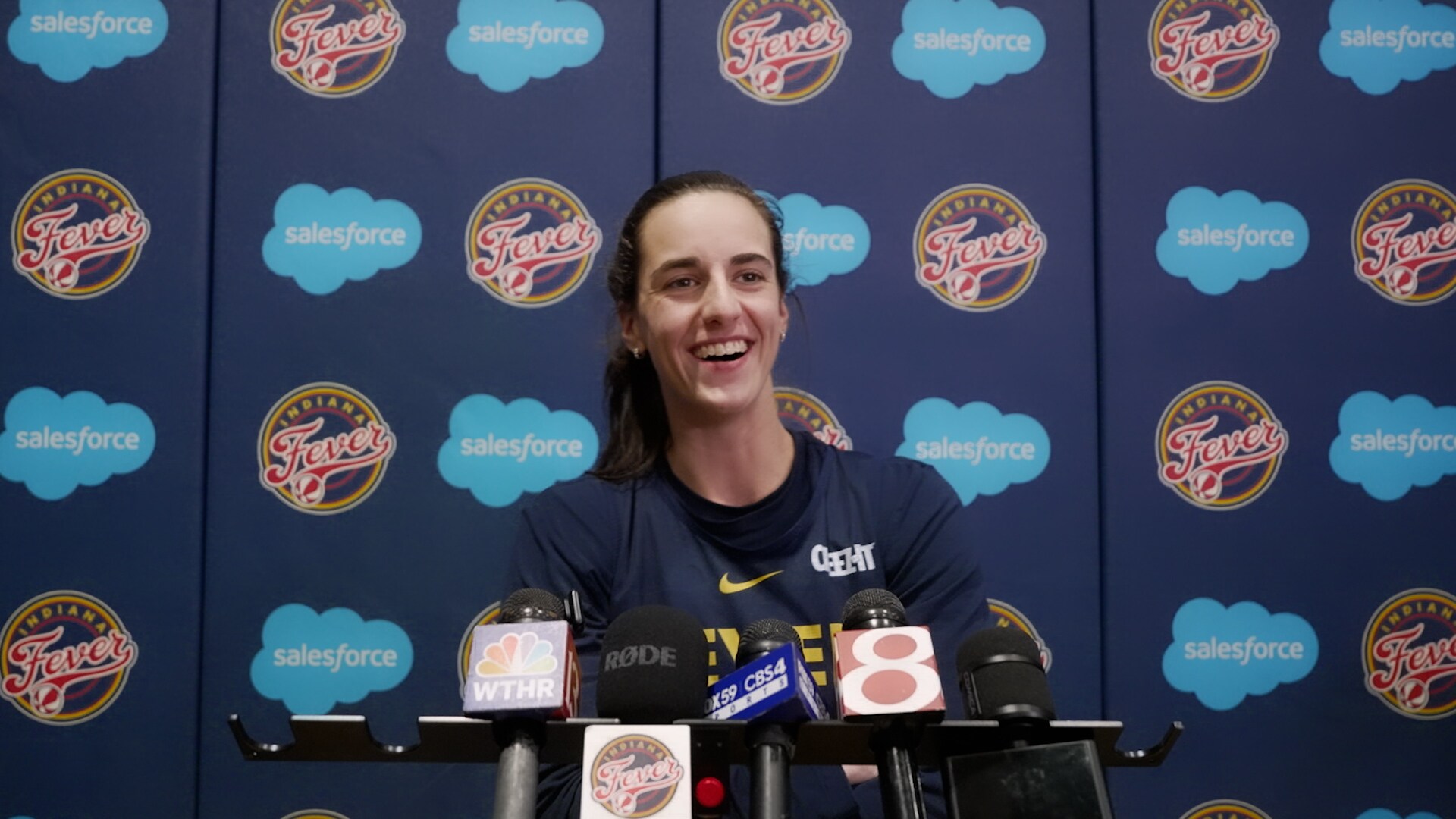 Caitlin Clark & Head Coach Stephanie White | Practice Media Availability