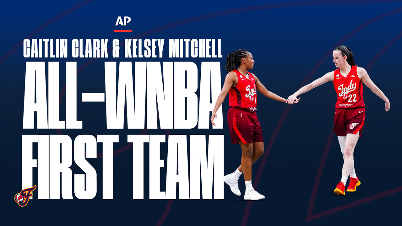 Ap Fan Box Design Indiana Fever Guards Caitlin Clark and Kelsey Mitchell Named to 2026 ...