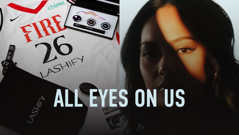 Lashify Named Marquee Jersey and Official Eyelash Partner of the Portland Fire