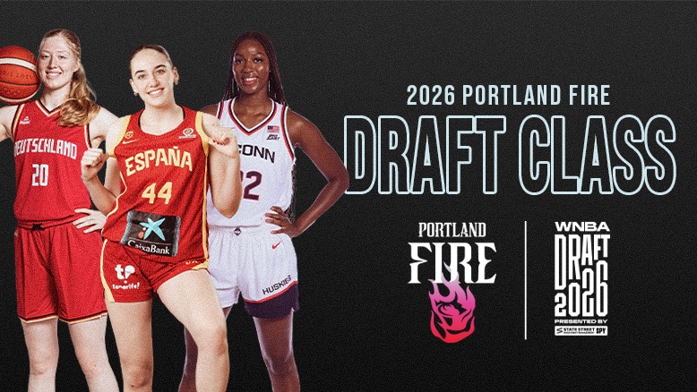 Portland Fire Selects Iyana Martín, Frieda Bühner in 2026 WNBA College Draft, Acquire Serah Williams via Trade