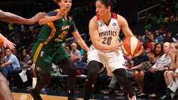 Hot First for Washington Enough to Hold Off Storm