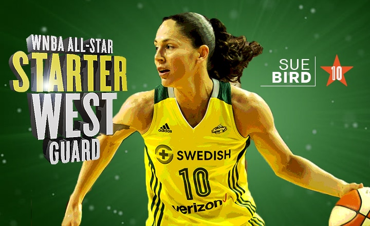 Sue Bird Named Verizon WNBA All-Star 2017 Western Conference