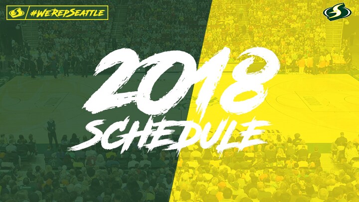 Seattle Storm Announces 2018 Regular Season Schedule