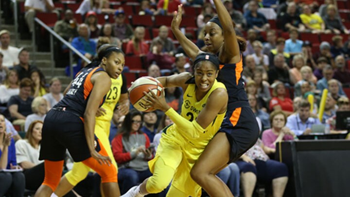 Balanced Attack Leads Storm Over Sun, 84-70