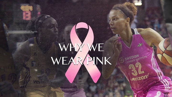 Seattle Storm Unveils "Why We Wear Pink" Campaign For Annual Breast Health Awareness Night On August 3