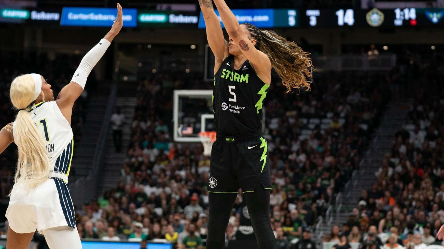 Game 24: Seattle vs Dallas, 87-63