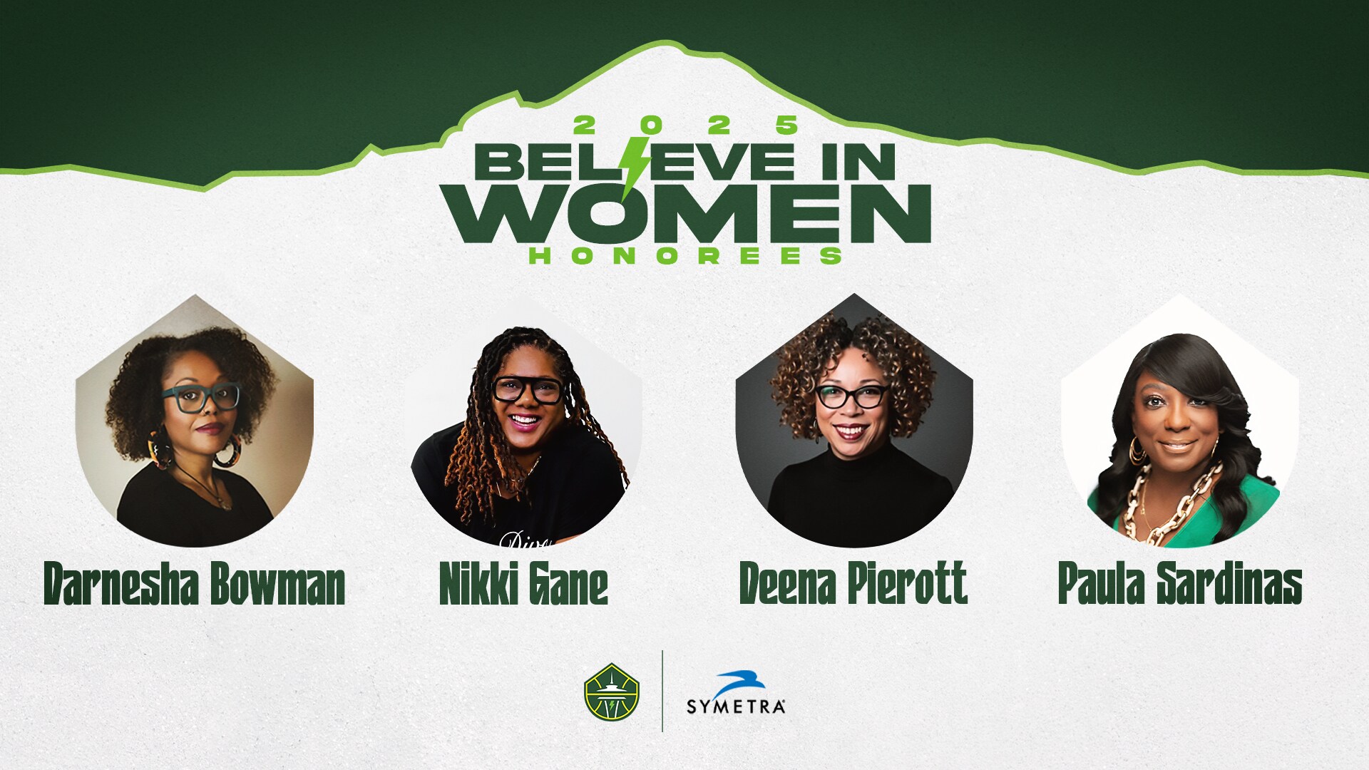 Storm announced 2025 honorees for Believe in Women Night presented by Symetra