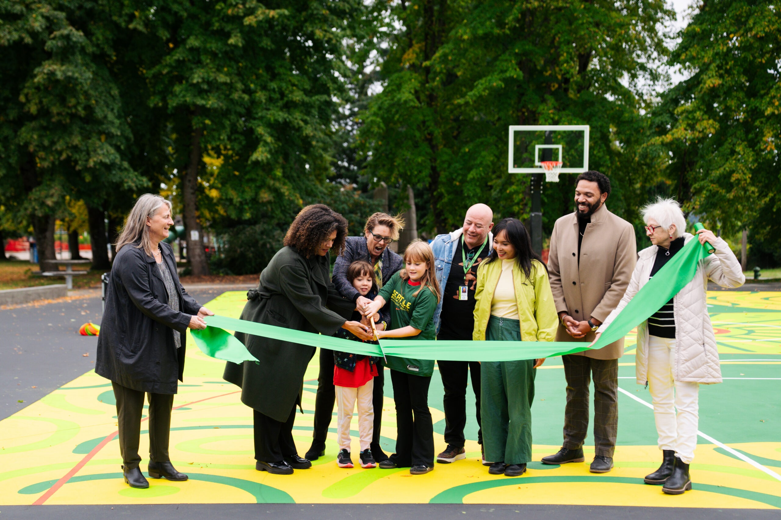 Ribbon cutting at Benefit Park