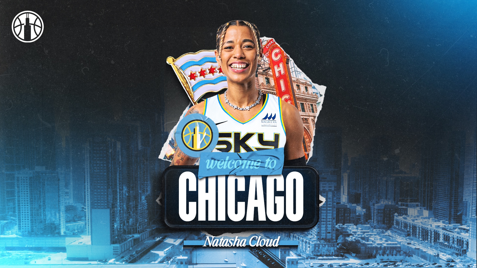 Chicago Sky Sign Natasha Cloud