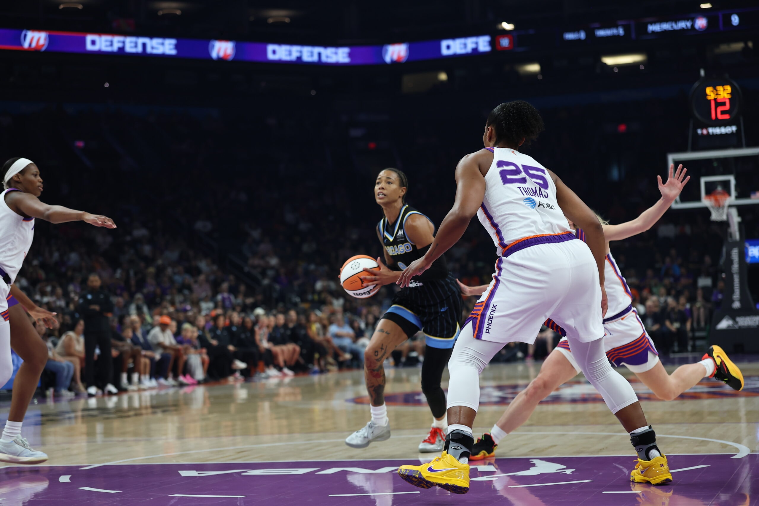 Recap: Sky Earn Big Road Victory Over Mercury, 77-66