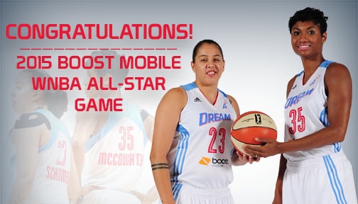 Dream's Angel McCoughtry and Shoni Schimmel Named All-Star Starters