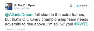 Tweet of the Game 062216