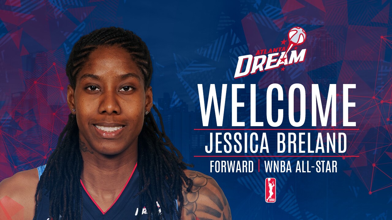 Atlanta Dream Sign Forward Jessica Breland