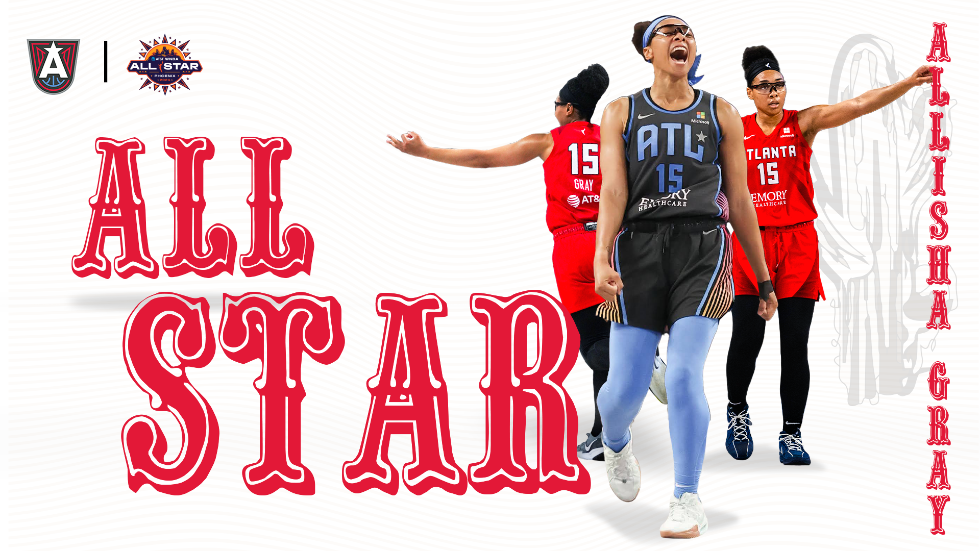 Wnba All Star Team Roster Allisha Gray Named 2024 WNBA All-Star