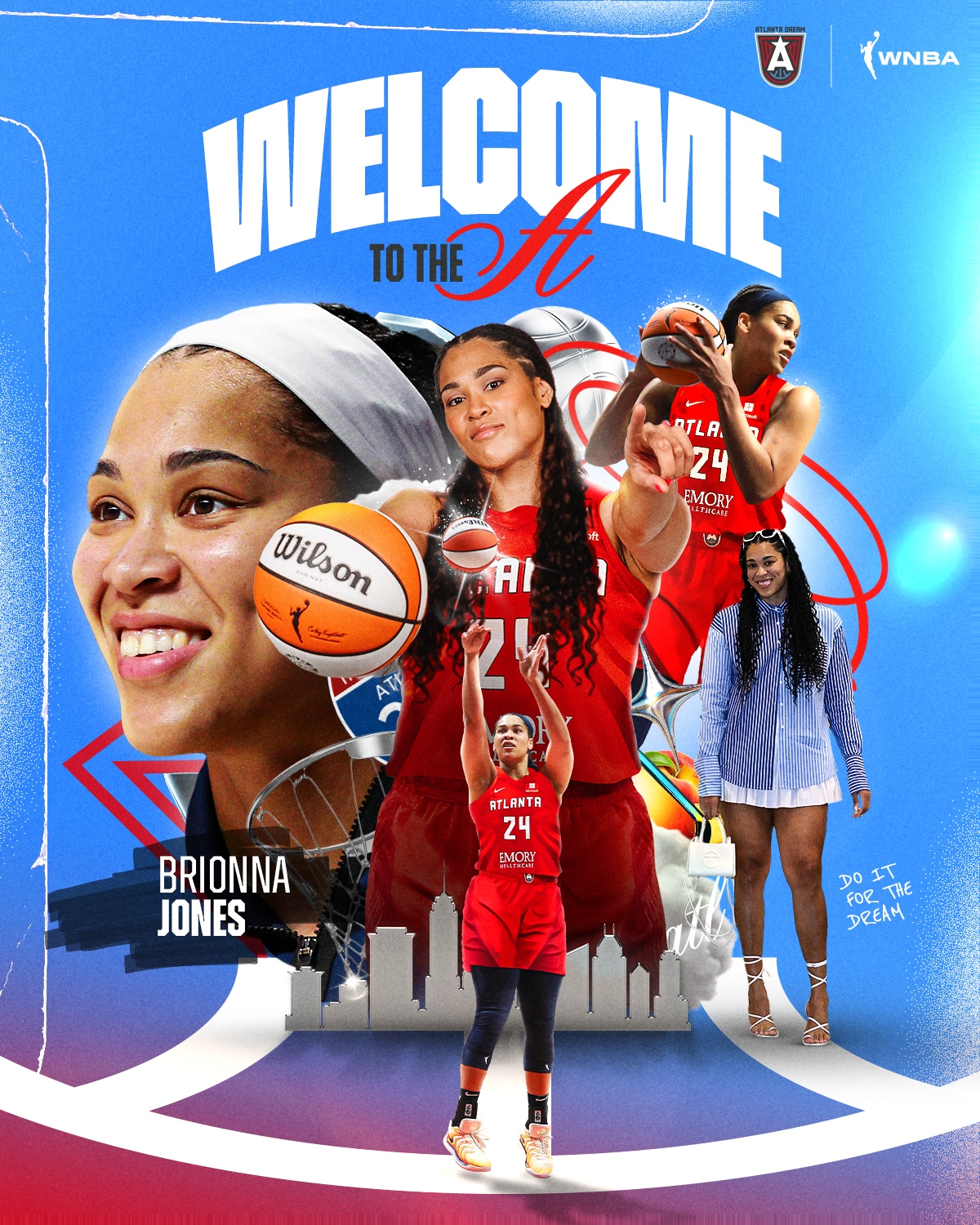 Atlanta Dream Sign Three-Time All-Star Brionna Jones