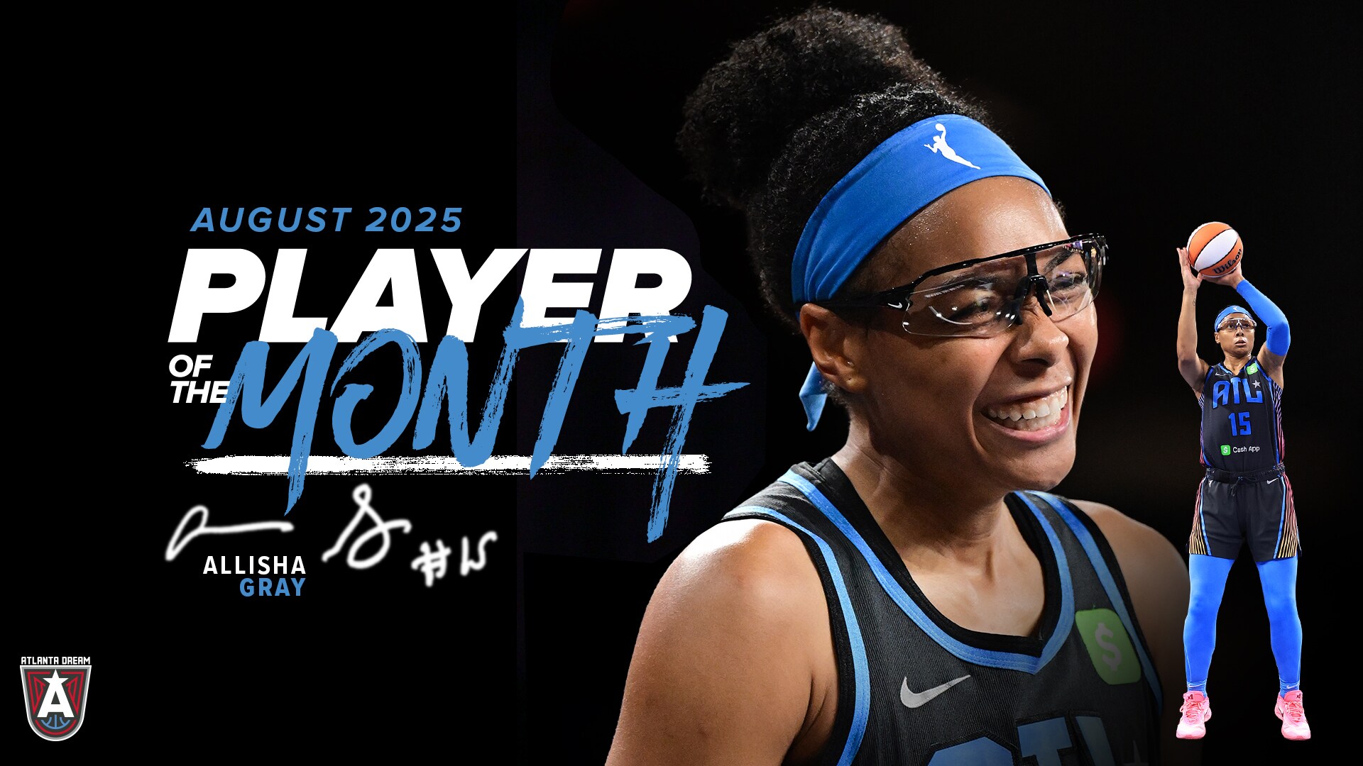 Allisha Gray Named Kia WNBA Eastern Conference Player of the Month for August